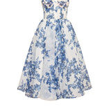 Vestido azul encantador - Elegante y transpirable