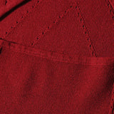 Elegante pantalón tubo de encaje calado