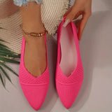 Zapatos planos para mujer - Punta elegante - Tejido transpirable - Comodidad para el día a día
