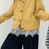Chaleco casual con botones de palanca
