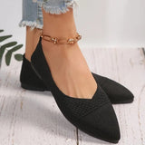 Zapatos planos para mujer - Punta elegante - Tejido transpirable - Comodidad para el día a día
