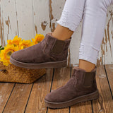 Botas de nieve térmicas de felpa de moda - Zapatillas cómodas