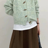 Chaleco casual con botones de palanca