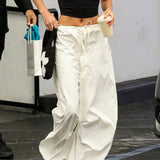 Pantalones cargo de algodón JL Parachute inspirados en Bella Hailey