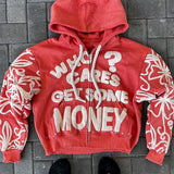 Sudadera con capucha de estilo urbano gráfico
