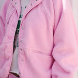 Chaqueta ligera de sherpa informal