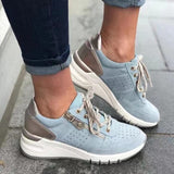 Zapatos para caminar para mujer – Soporte ortopédico – Suela acolchada – Tejido transpirable