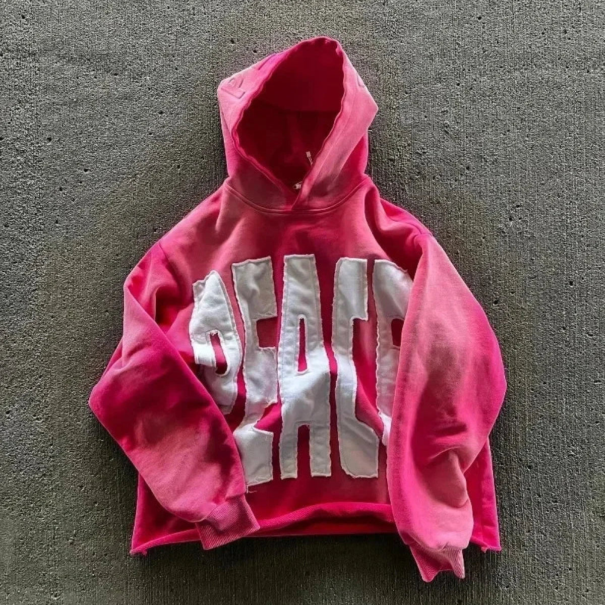 Sudadera con capucha y cremallera vintage oscura