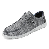 Mocasines casuales para hombre - Ajuste cómodo - Diseño ligero - Tejido transpirable - Estilo sin cordones