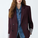 Blazer holgado con mangas largas