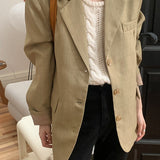 Blazer holgado y relajado