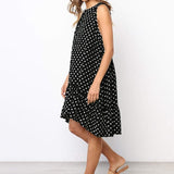 Ladina - Elegante vestido de verano con estampado de lunares