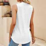 Milwa - Elegante blusa de diseño con escote en V