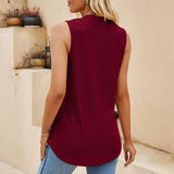 Milwa - Elegante blusa de diseño con escote en V