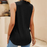 Milwa - Elegante blusa de diseño con escote en V