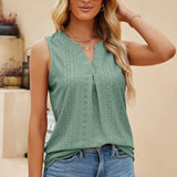 Milwa - Elegante blusa de diseño con escote en V