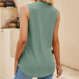 Milwa - Elegante blusa de diseño con escote en V