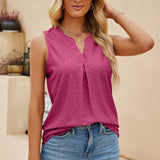 Milwa - Elegante blusa de diseño con escote en V