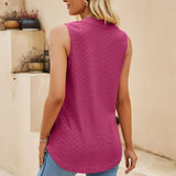 Milwa - Elegante blusa de diseño con escote en V