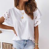 Blusa de mujer - Tejido suave - Cuello redondo elegante - Ajuste cómodo