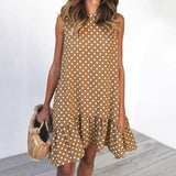 Ladina - Elegante vestido de verano con estampado de lunares