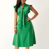 Cleo - Vestido de diseño elástico de moda