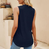 Milwa - Elegante blusa de diseño con escote en V