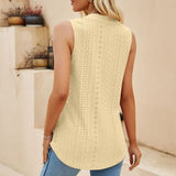 Milwa - Elegante blusa de diseño con escote en V