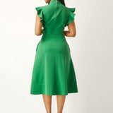 Cleo - Vestido de diseño elástico de moda