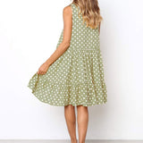 Ladina - Elegante vestido de verano con estampado de lunares