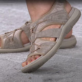 Sandalias de mujer – Punta abierta – Suela acolchada – Tiras transpirables – Estilo casual
