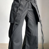 Pantalones cargo holgados con cordón