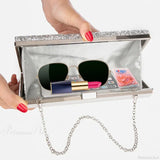 Clutch de boda de diamantes para la noche