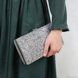 Clutch de boda de diamantes para la noche