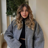 Chaqueta de aviador elegante de primavera para mujer.