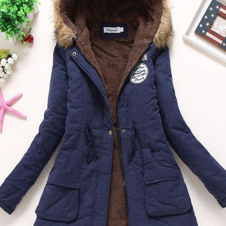 Abrigo de invierno para mujer cómodo, elegante y duradero.