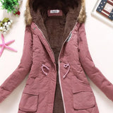 Abrigo de invierno para mujer cómodo, elegante y duradero.