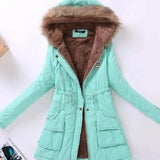 Abrigo de invierno para mujer cómodo, elegante y duradero.