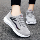 Zapatillas deportivas para mujer – Malla transpirable – Suela cómoda – Cierre con cordones