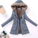 Abrigo de invierno para mujer cómodo, elegante y duradero.