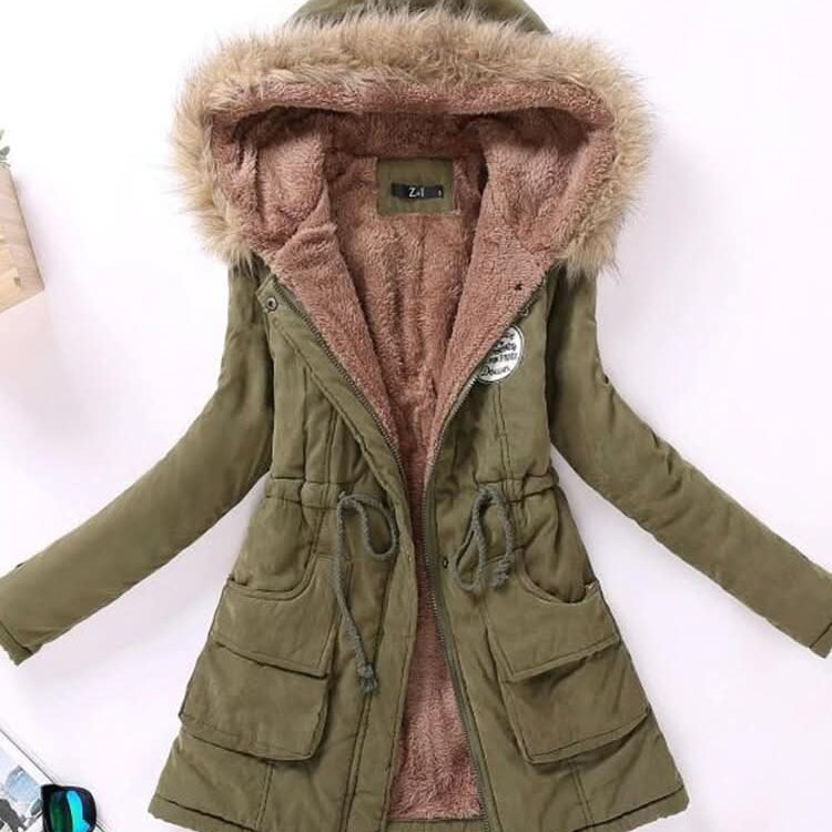 Abrigo de invierno para mujer cómodo, elegante y duradero.