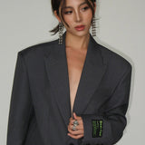 Blazer de gran tamaño