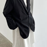 Blazer ligero con efecto lino