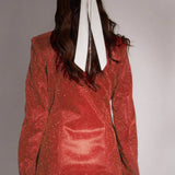 Vestido blazer corto, entallado y elegante