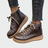 Botas de cuero ortopédicas de tobillo