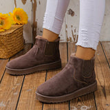 Botas de nieve térmicas de felpa de moda - Zapatillas cómodas