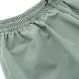 Pantalones cargo casuales de cintura alta y pierna ancha con cordón.