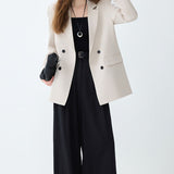 Elegante blazer de oficina de longitud media