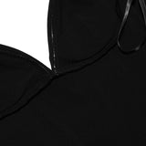 Vestido de noche trapecio sin tirantes