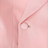 Blazer rosa con botones